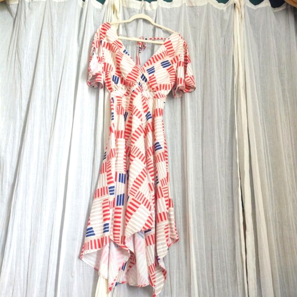 Love Riche Flutter Sleeve Midi Dress NWT!